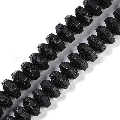 Бусы из натуральной лавы G-G174-B02-01-1