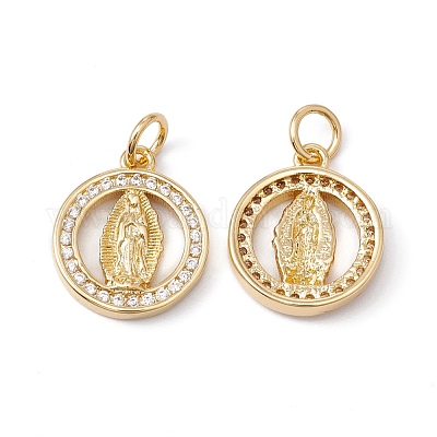 Стойки обшивки латунь микро проложить Циркон подвеску ZIRC-C040-44G-02-1