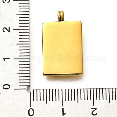 Подвески из нержавеющей стали 304 со стразами STAS-M109-14G-1