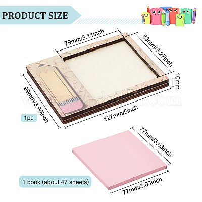 Квадратная бумага для заметок AJEW-WH0413-55A-1