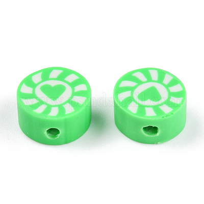 Бусины из полимерной глины  CLAY-T019-15E-1