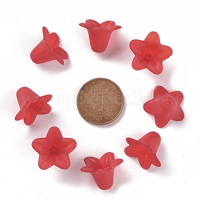 Прозрачные акриловые бусины PLF018-11-1