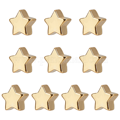 10шт 925 бусины из стерлингового серебра STER-GO0001-44-1