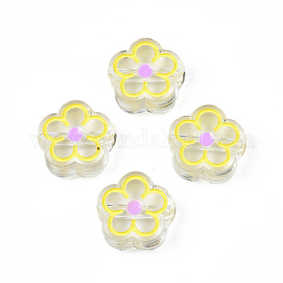 Прозрачные акриловые бусины&nbsp;LS-ACRC-S039-03C-1