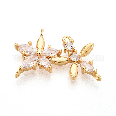 Латунные микро проложить компоненты кубического циркония люстра соединения KK-N263-36G-1