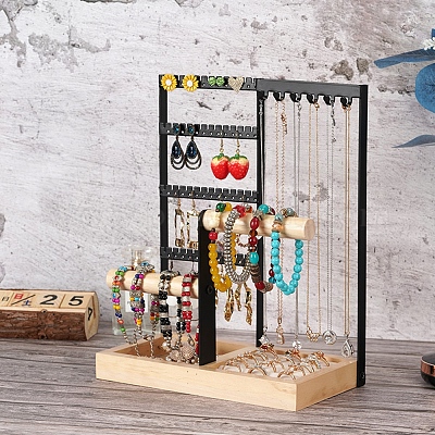 Wholesale PandaHall Jewellery Display Stand Earring Necklace