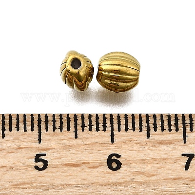 Бусины из нержавеющей стали 304 STAS-Q360-04A-G-1