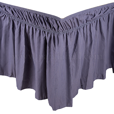 Регулируемые полиэстеровые юбки вокруг кровати AJEW-WH20022-10C-02-1