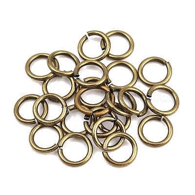 Messing Open Ringe springen&nbsp;KK-NH0012-01C-AB-1