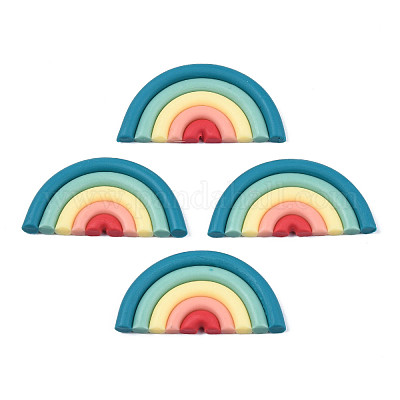 Кабошоны из полимерной глины ручной работы CLAY-N010-030-03-1