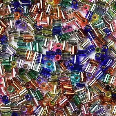 Стеклянные круглые стеклярусные бусины с красками для выпечки SEED-Z002-A-E05-1