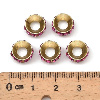Латунные бусины разделители для поставки стразов&nbsp;RB-A020-9mm-24LG-1