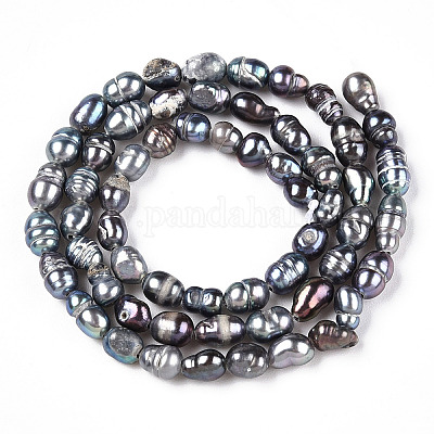 Нити из натурального культивированного пресноводного жемчуга PEAR-Q009-02-1