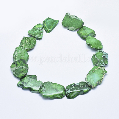 Натуральный имперский бисер из яшмы G-E444-11-1