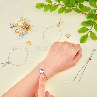 Набор для самостоятельного изготовления купольного браслета DIY-DC0002-49-1