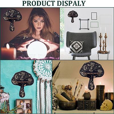 Держатели маятника для биолокации из древесины тополя AJEW-WH0377-020-1