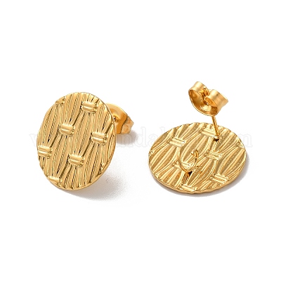 Фурнитура для сережек-гвоздиков из нержавеющей стали 304 STAS-M314-01B-G-1