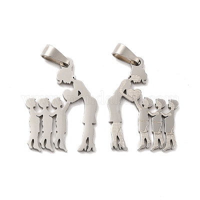 Не тускнеющие подвески из нержавеющей стали на день матери/день учителя 201 STAS-K251-019P-1