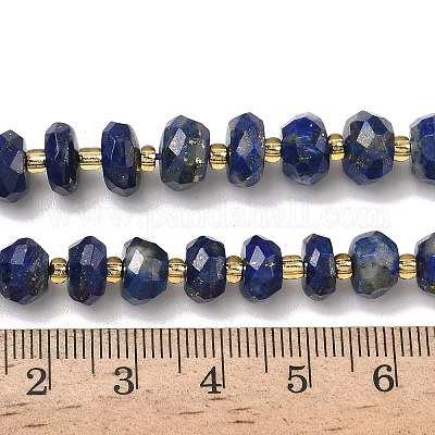 Natürlicher Lapislazuli Perlenstränge&nbsp;G-L642-J08-02-1