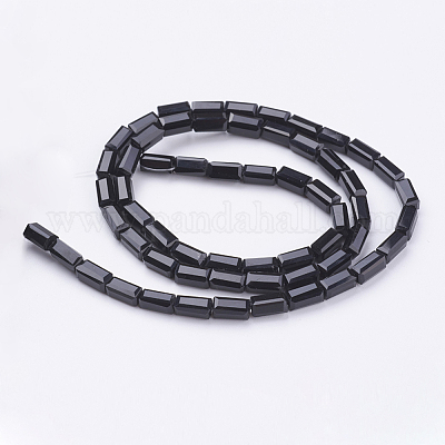 Непрозрачное стекло бисер нитей EGLA-E008-3x6mm-10-1