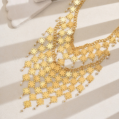 Старинные ближневосточные вуали с кисточками для лица SM6637-1