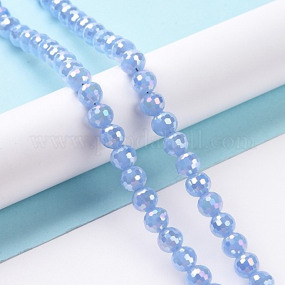 Гальванические стекляныне бусины GLAA-E036-12A-1