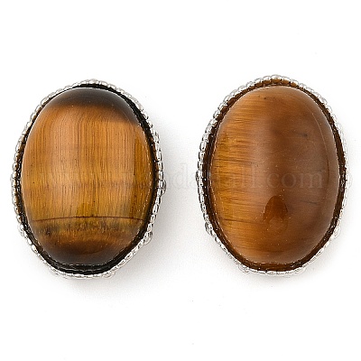 Естественные тигровые глазные многожильные звенья KK-M304-03P-03-1