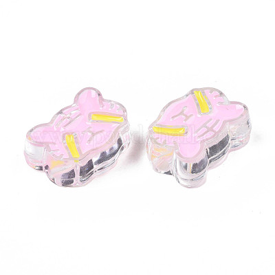 Прозрачные акриловые бусины ACRC-T002-01C-1