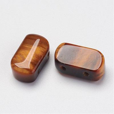 Естественные тигровые глазные многожильные звенья G-P265-04-1