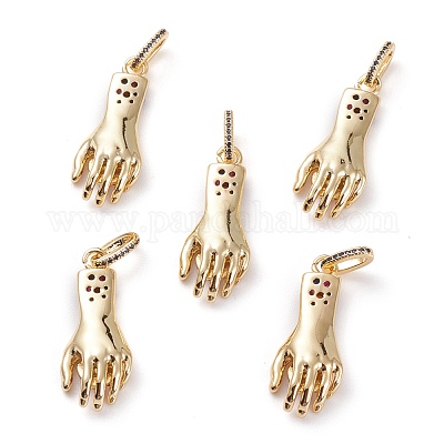 Латунные подвески из микро-паве KK-C100-27G-1