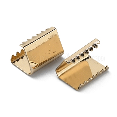 Messingband-Crimpenden&nbsp;KK-WH0046-34A-LG-1