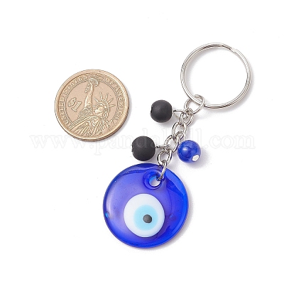 3 шт. брелок ручной работы в виде лэмпворка от сглаза KEYC-JKC01252-03-1