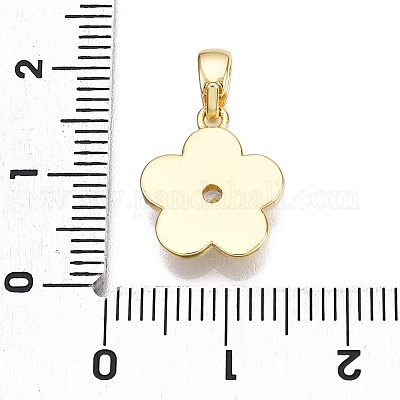 Латунные микро проложить кубического циркония подвески KK-T070-45G-1