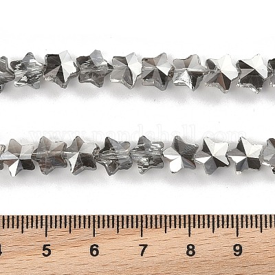 Гальванизируйте прозрачное стекло бисер нитей EGLA-U004-03A-PL02-1