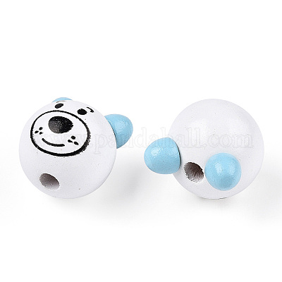 Натуральные деревянные бусы&nbsp;WOOD-S040-31-08-1