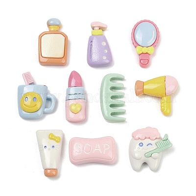 Непрозрачные кабошоны из смолы RESI-K043-18-1