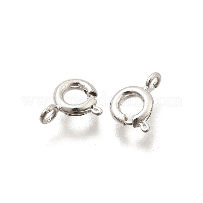 Экологически чистые латунные пружинные кольцевые застежки KK-D082-01E-S-1