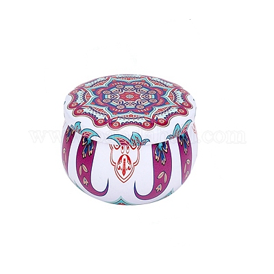 Печатная коробка для хранения жести CON-WH0082-009-1