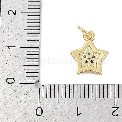 Латунные микро проложить кубического циркония подвески KK-Q028-39G-1