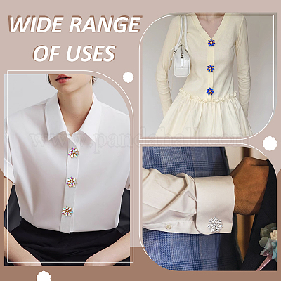 Запонки из сплава и пластиковые пуговицы с одним отверстием HJEW-GA00041-1