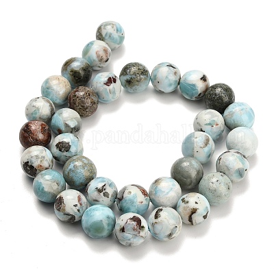 Природные ларимар бисер нитей G-L642-B19-12mm-1