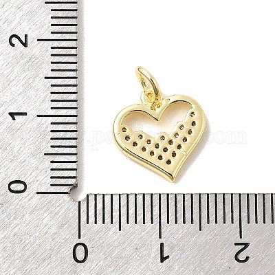 Латунные микро проложить кубического циркония подвески KK-C139-25C-G-1