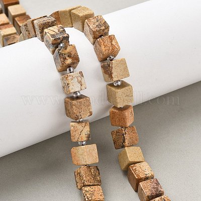 Естественного изображения яшмы бисер нитей G-D338-A05-1