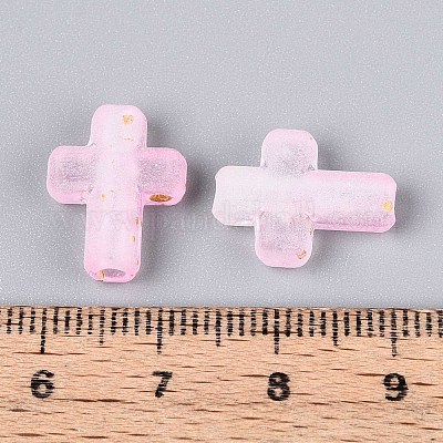 Прозрачные акриловые бусины градиентного цвета OACR-M023-03E-1