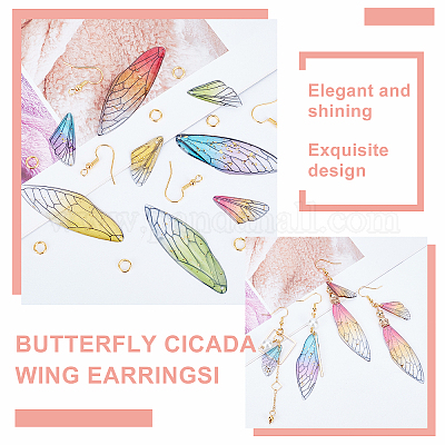 16 шт. аксессуары для сережек из смолы RESI-PH0001-47-1