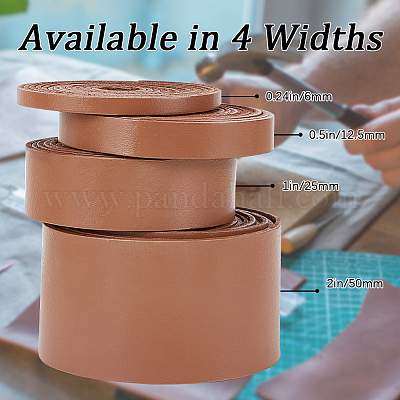 2 м плоский кожаный шнур&nbsp;LC-WH0007-07A-02-1