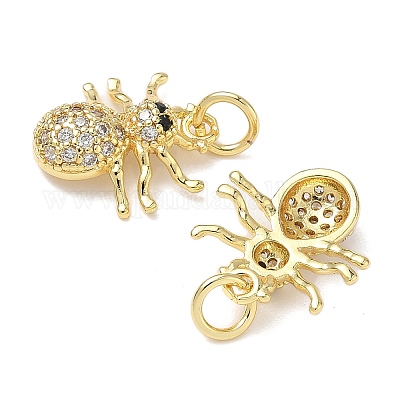 Латунные микро проложить кубического циркония подвески KK-L253-31G-1