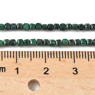 Природного малахита бисер нитей G-D306-B01-2x2mm-1