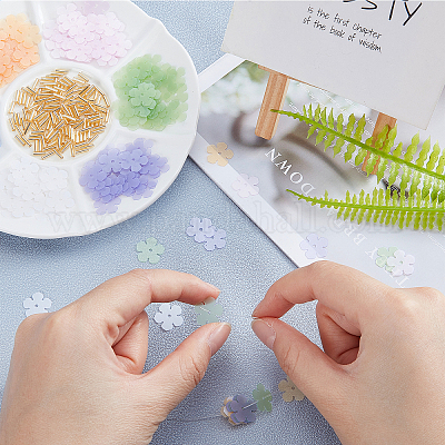 720шт 6 цвета пластиковые бусины KY-GA0001-11-1