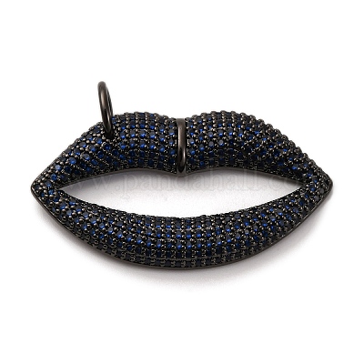 Латунные микро проложить кубического циркония подвески KK-U076-11EB-1